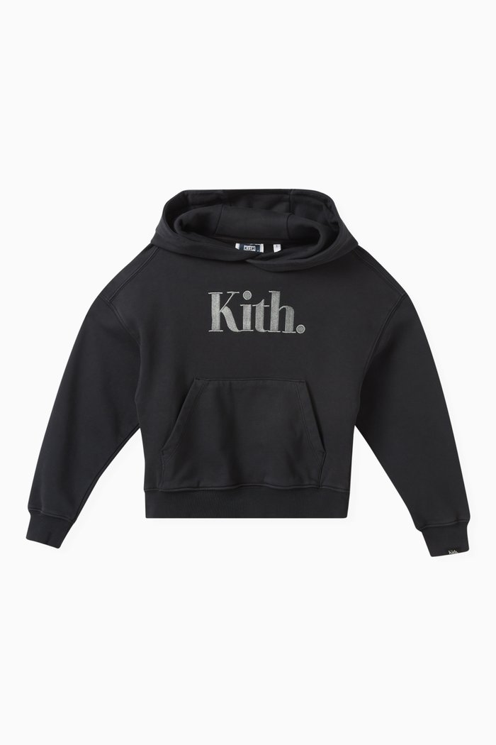 

Nelson Novelty Hoodie in French Terry, Black