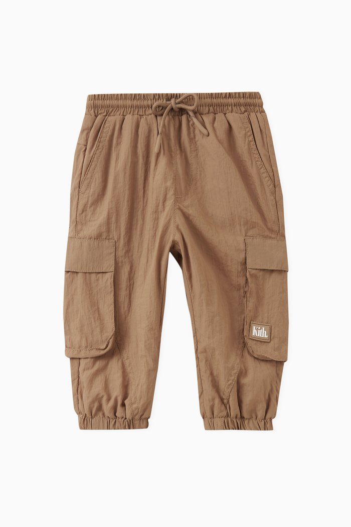 

Chauncey Cargo Pants in Crinkle-nylon, Brown