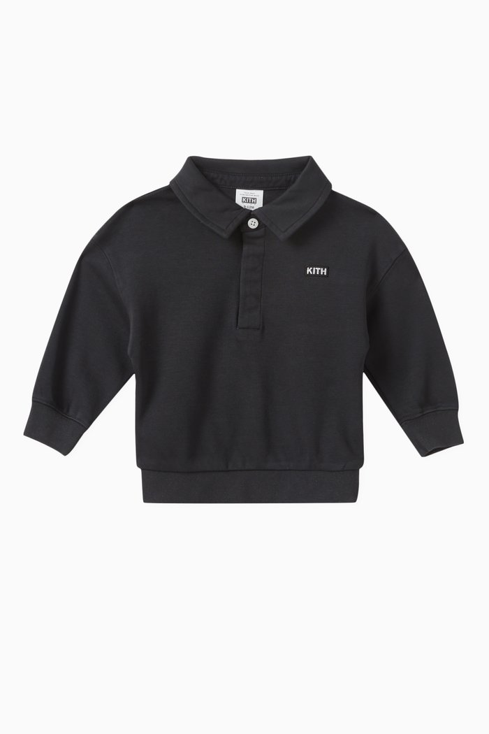 

Graham II Polo Shirt in Cotton, Black