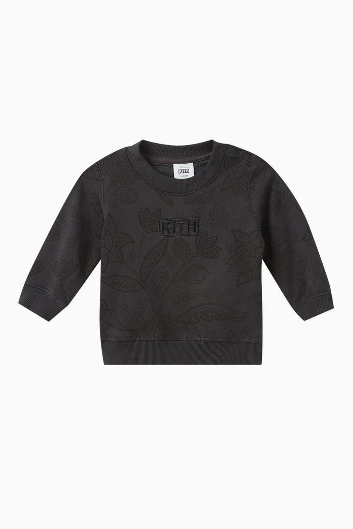 

Liam Crewneck Sweatshirt in French Terry, Black