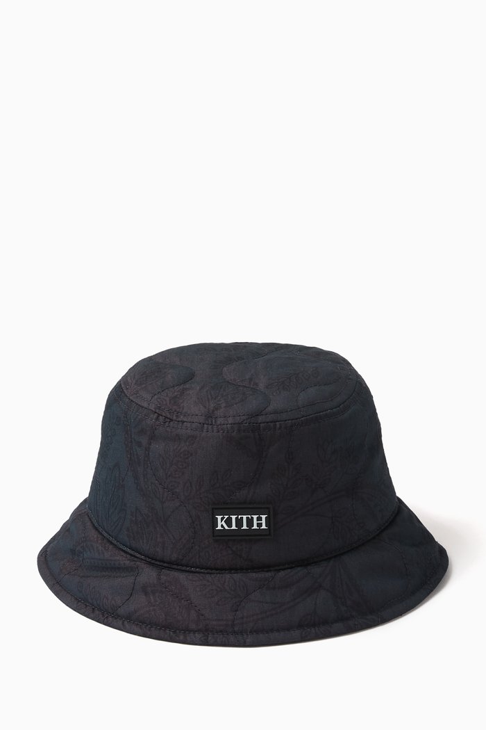 

Logo Quilted Bucket Hat, Black