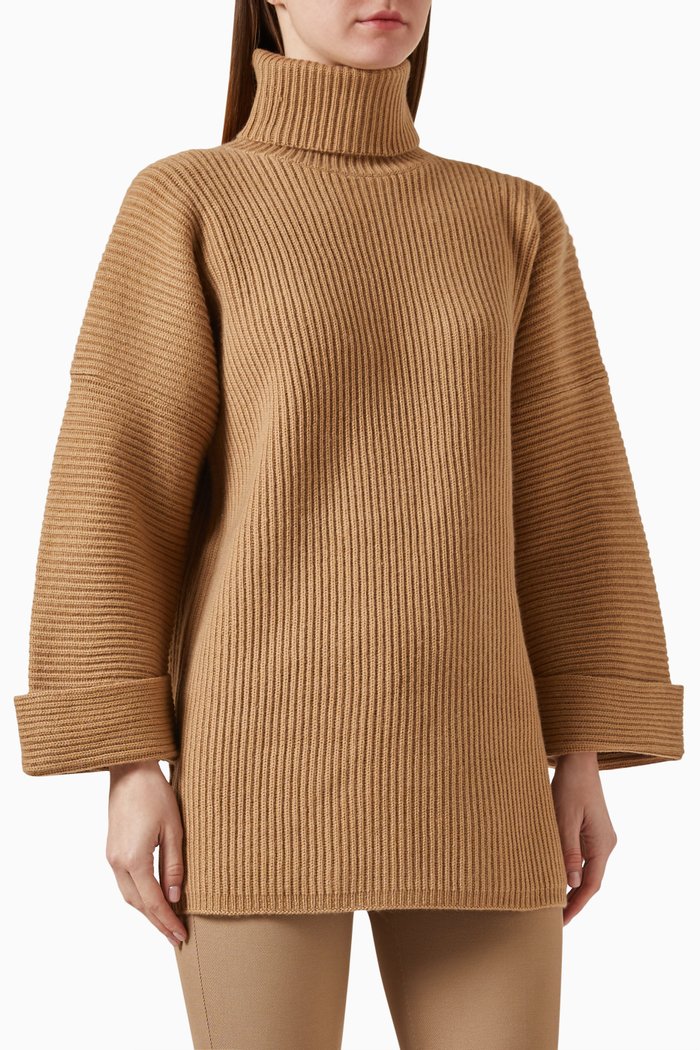 

Dula Sweater in Cashmere-blend, Brown