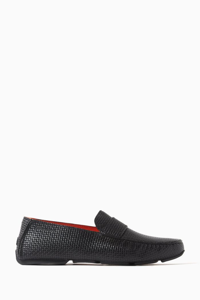 

Hamnet Loafer Shoes in Leather, Black