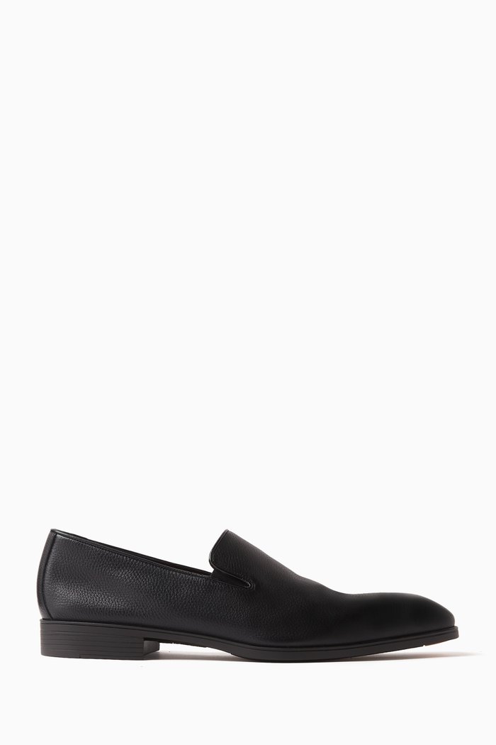 

Faol Loafers in Leather, Black