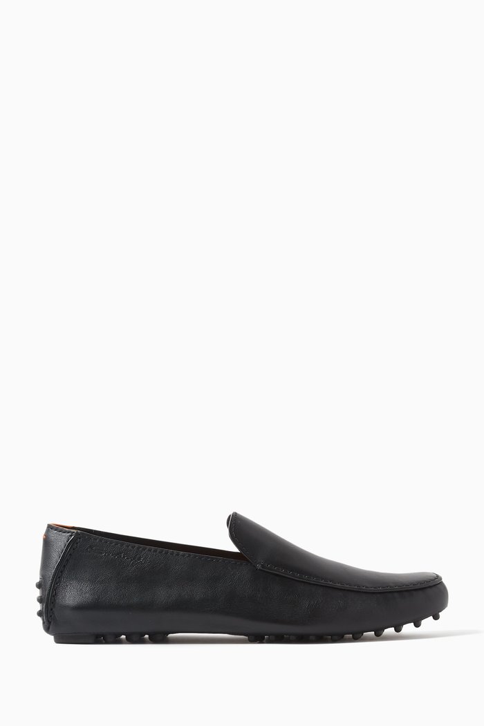 

Driver Shoes in Leather, Black
