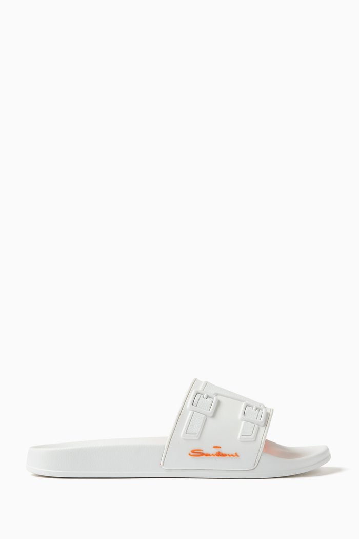 

Edison Slides in Rubber, White
