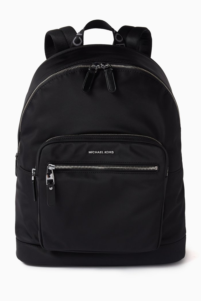 

Hudson Backpack in Nylon Gabardine, Black