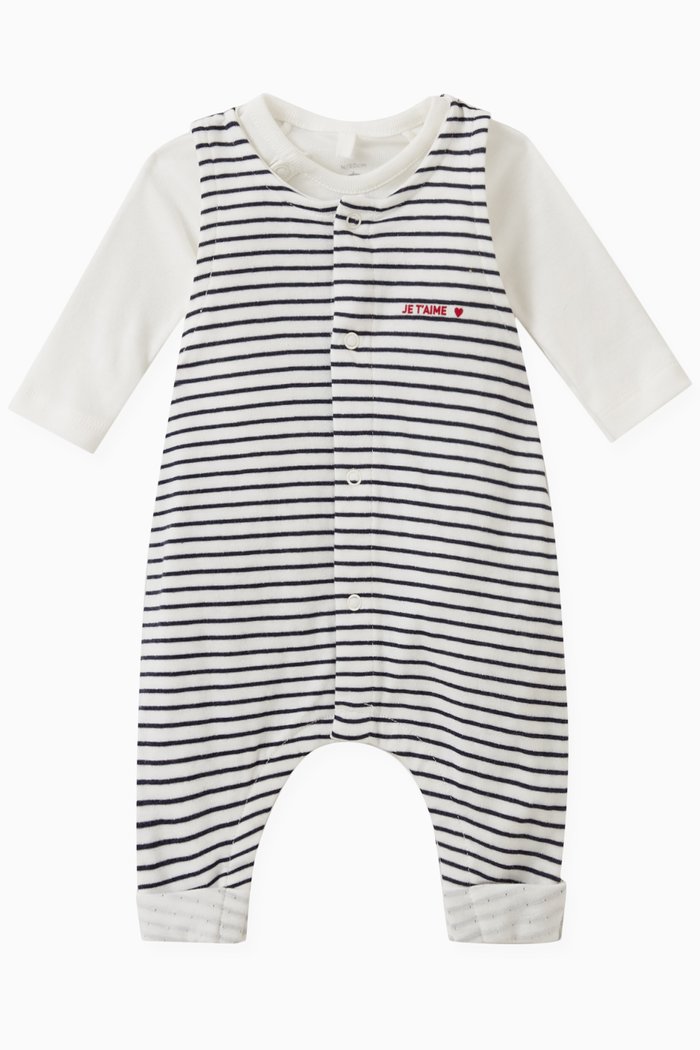 

Jumpsuit and Bodysuit Set in Cotton, Multicolour