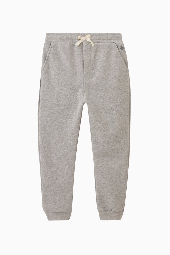Soft Sweatpants in Cotton-Fleece, Grey