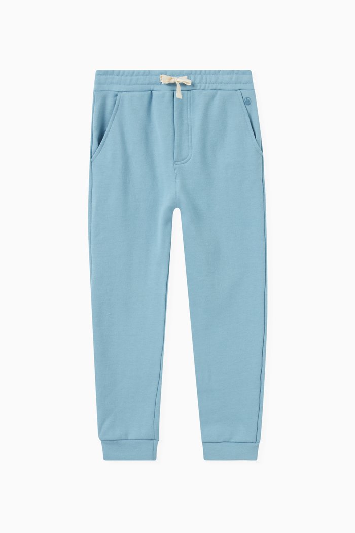 

Soft Jogging Bottoms in Cotton, Blue