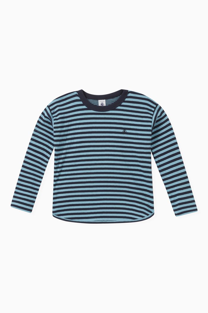 

Tube Knit T-Shirt in Cotton, Multicolour