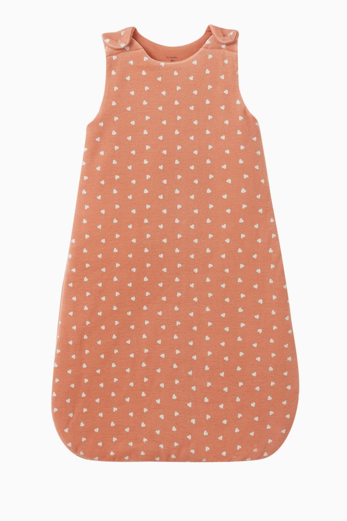 

Heart Print TOG 2.4 Sleepsack in Velour, Multicolour