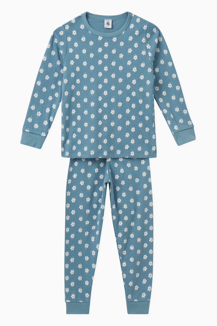 

Floral Print Pyjamas in Cotton, Multicolour