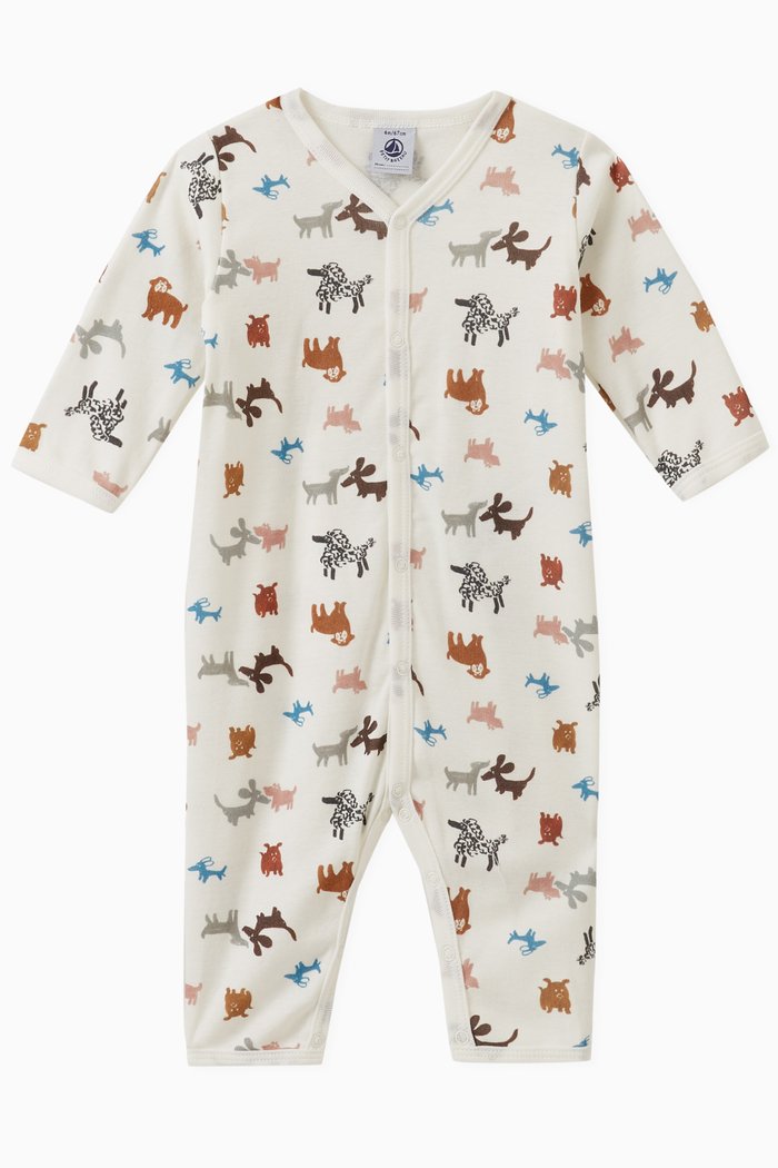 

Dog Print Pyjamas in Cotton, Multicolour