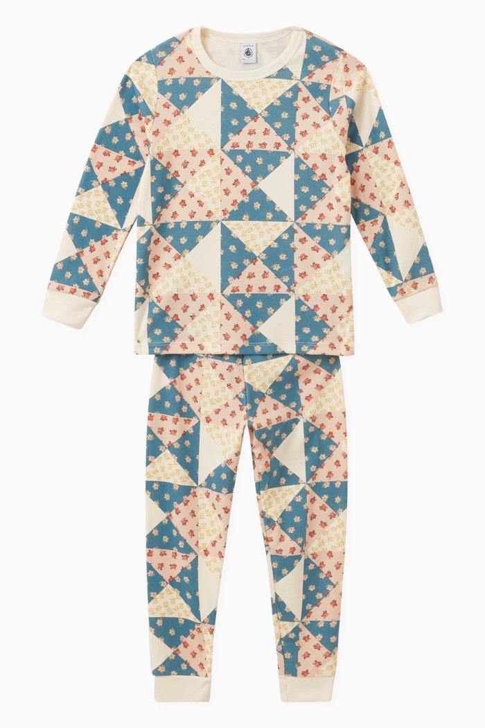 

Patchwork Pyjamas in Cotton, Multicolour