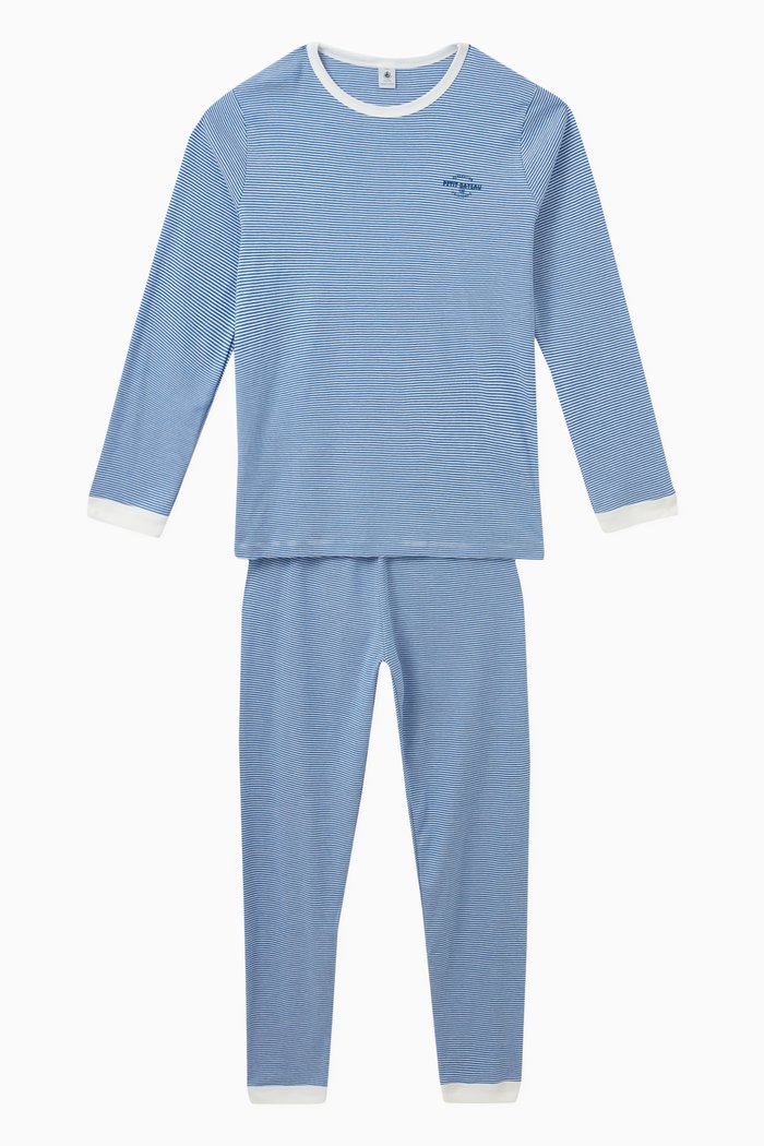 

Pinstriped Pyjamas in Cotton, Multicolour