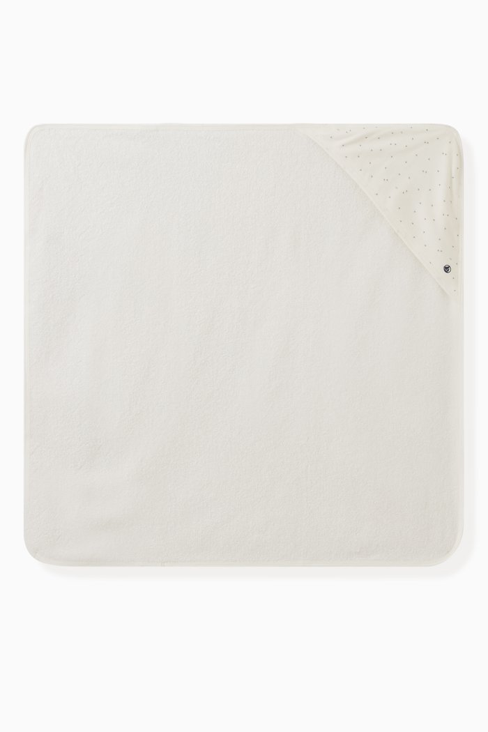 

Star Print Hooded Bath Wrap in Terry-Toweling, Multicolour