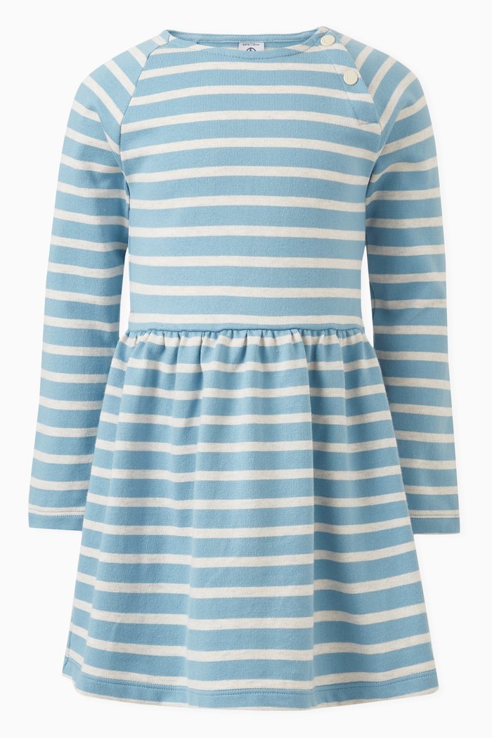 

Striped Dress in Cotton, Multicolour