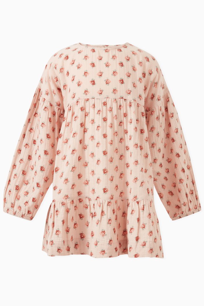 

Floral Print Dress in Cotton, Multicolour