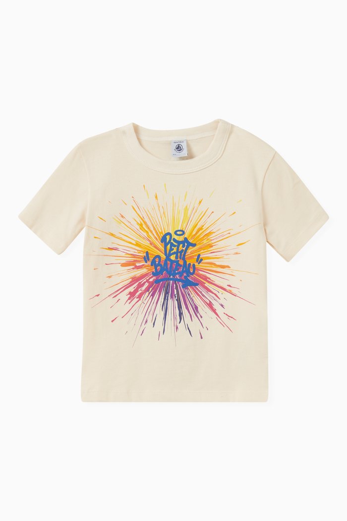 

Graffiti Logo T-Shirt in Cotton, Multicolour