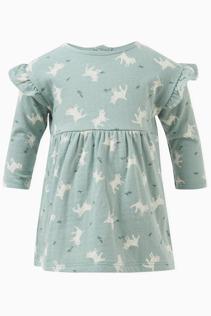 

Goat Print Dress in Cotton, Multicolour