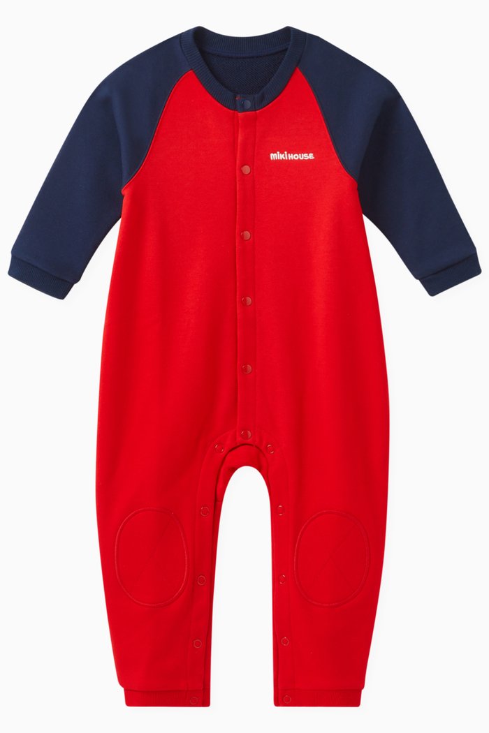 

Logo-print Romper in Cotton Blend, Multicolour
