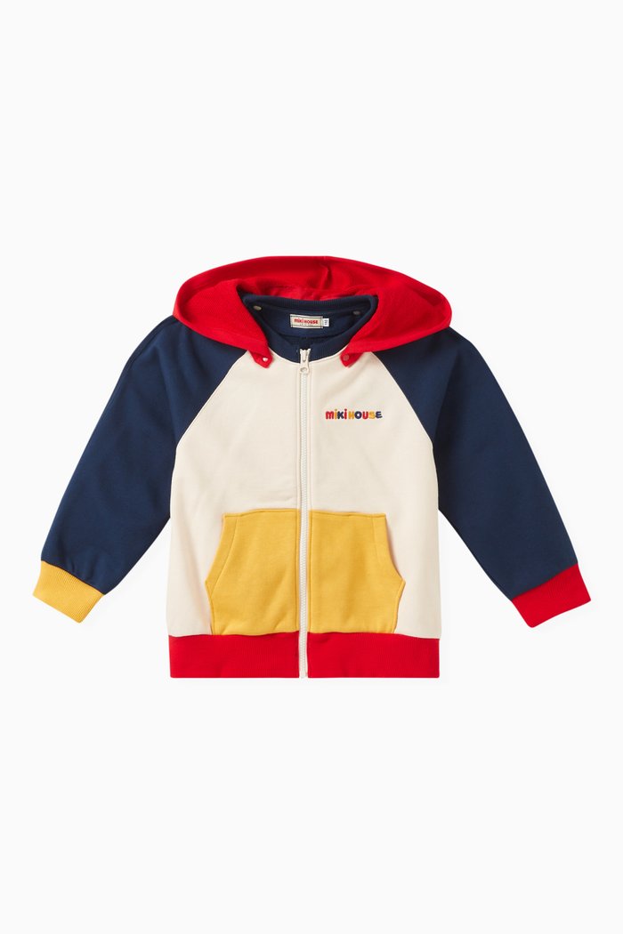 Buck Logo Parka in Cotton, Multicolour