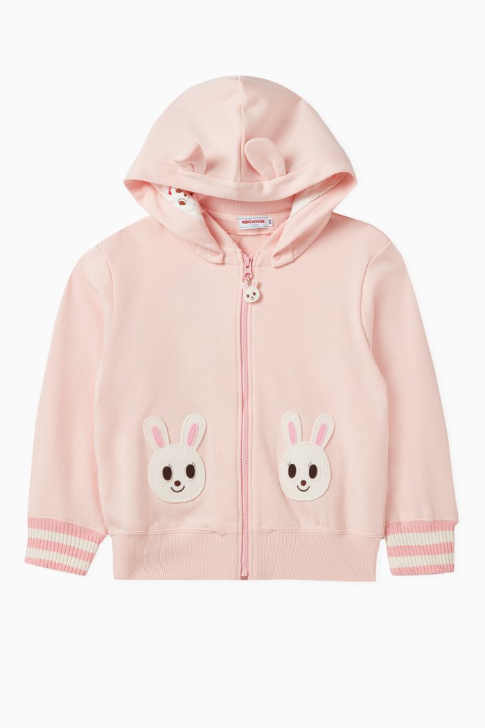 

Hooded Parka in Cotton-blend, Pink
