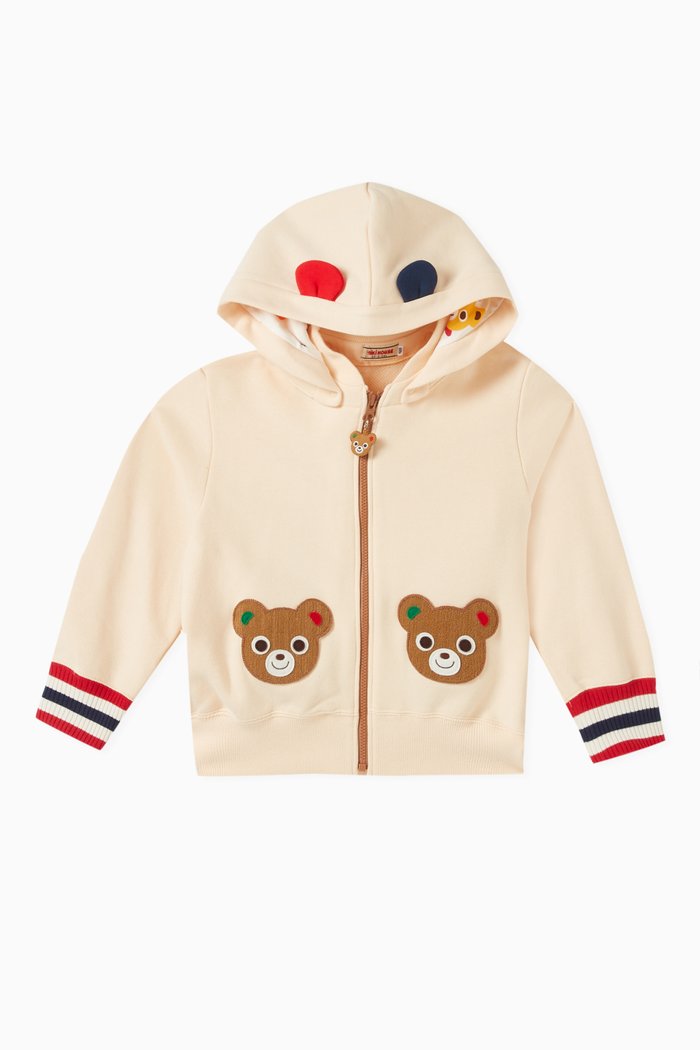 

Hooded Parka in Cotton-blend, White