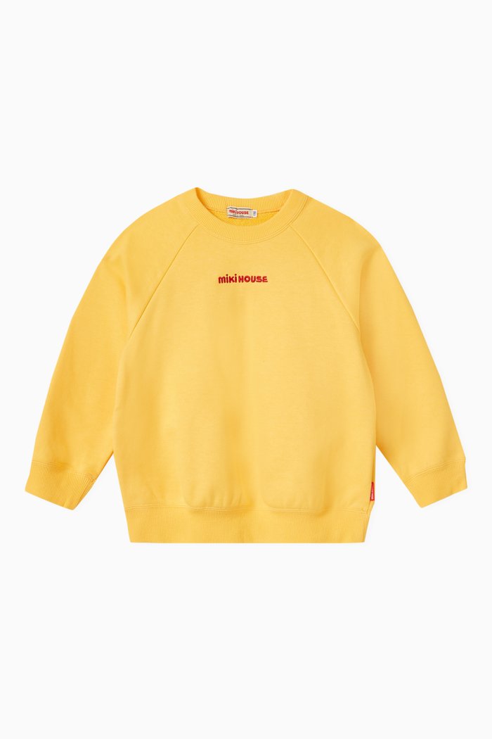 

Logo Sweatshirt in Cotton, Yellow