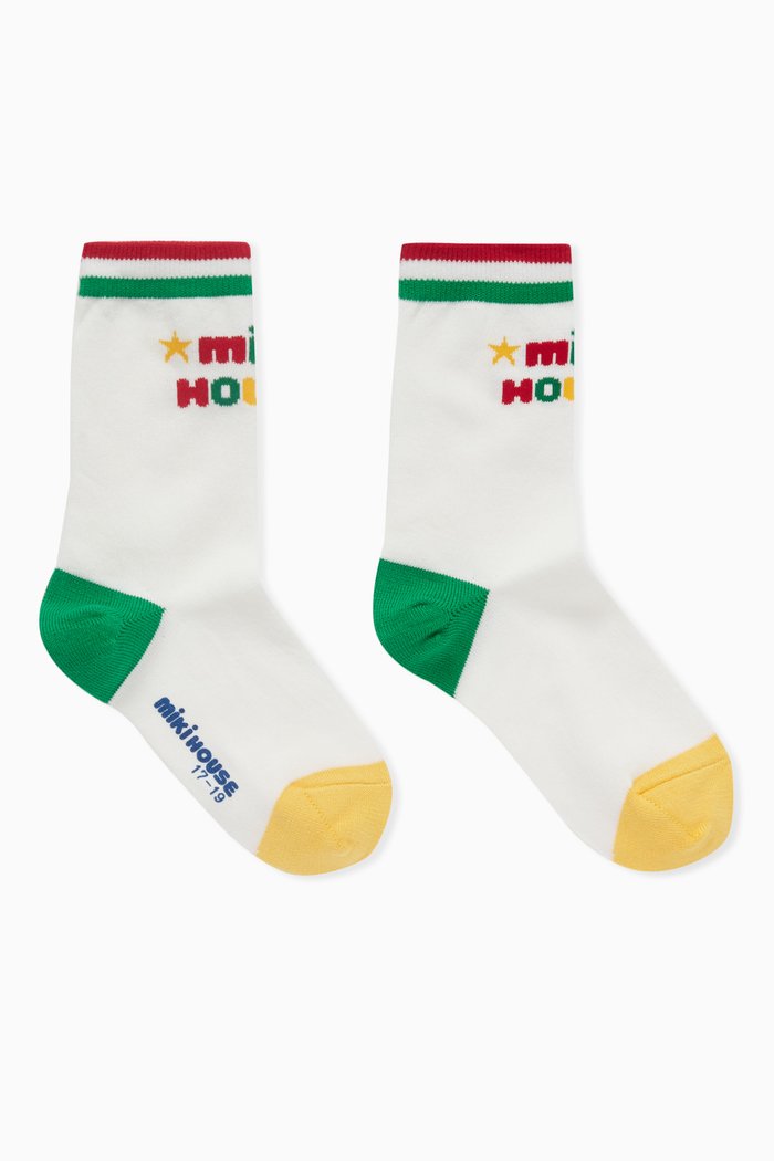 

Logo Socks in Cotton, White