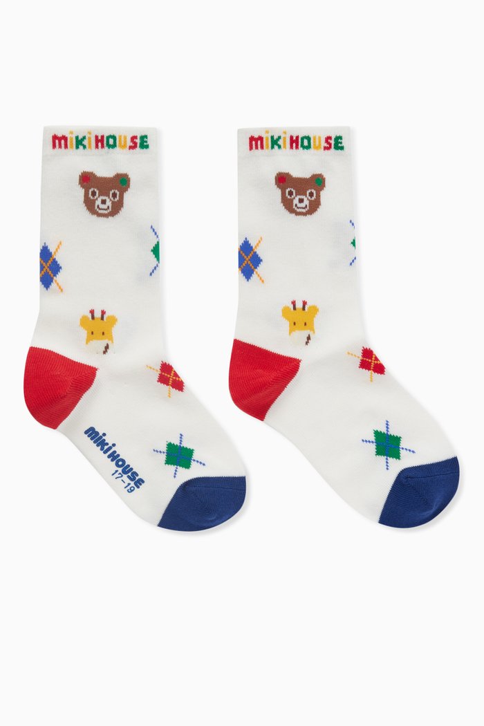 

Logo Socks in Cotton, White