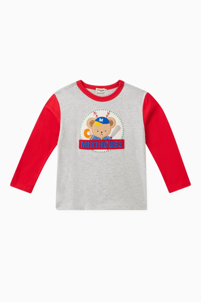 

Baseball Logo T-shirt in Cotton, Red