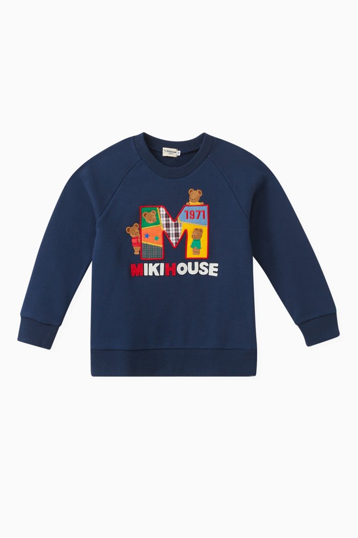

Logo Sweatshirt in Cotton, Blue