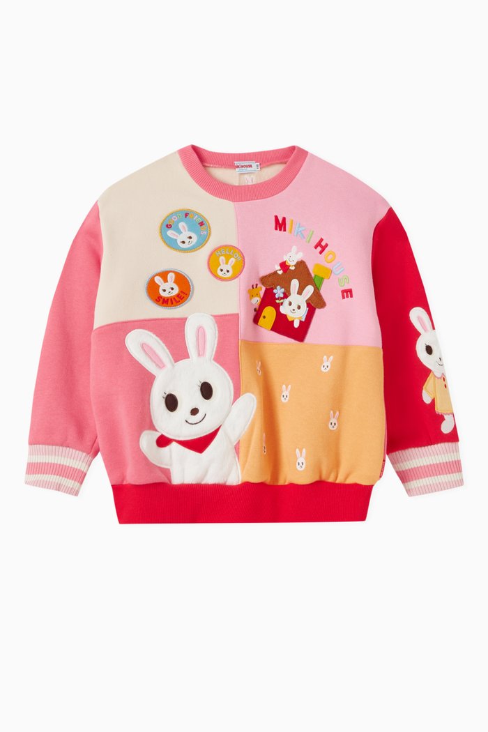 

Logo Sweatshirt in Cotton, Pink