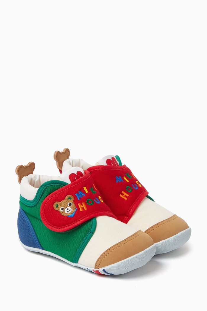 Logo Baby Sneakers, Multicolour