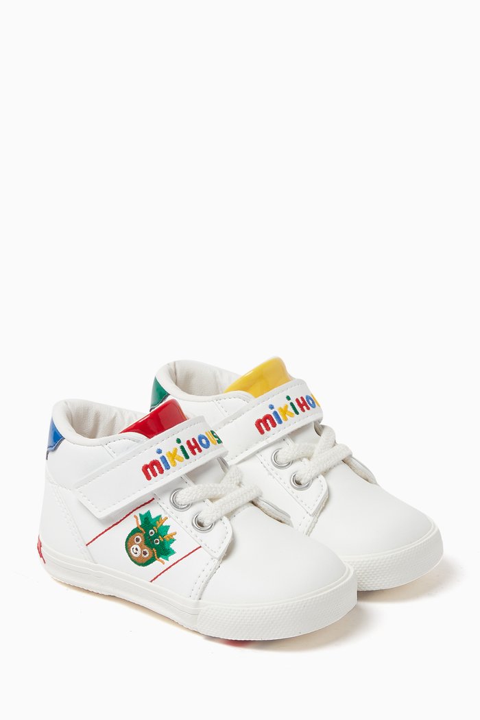 

Logo Baby Sneakers, White