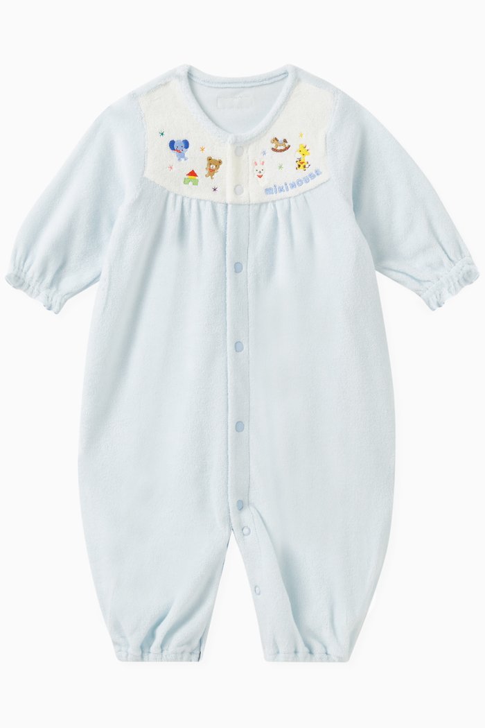 

Two-Way-All Sleepsuit in Cotton, Blue