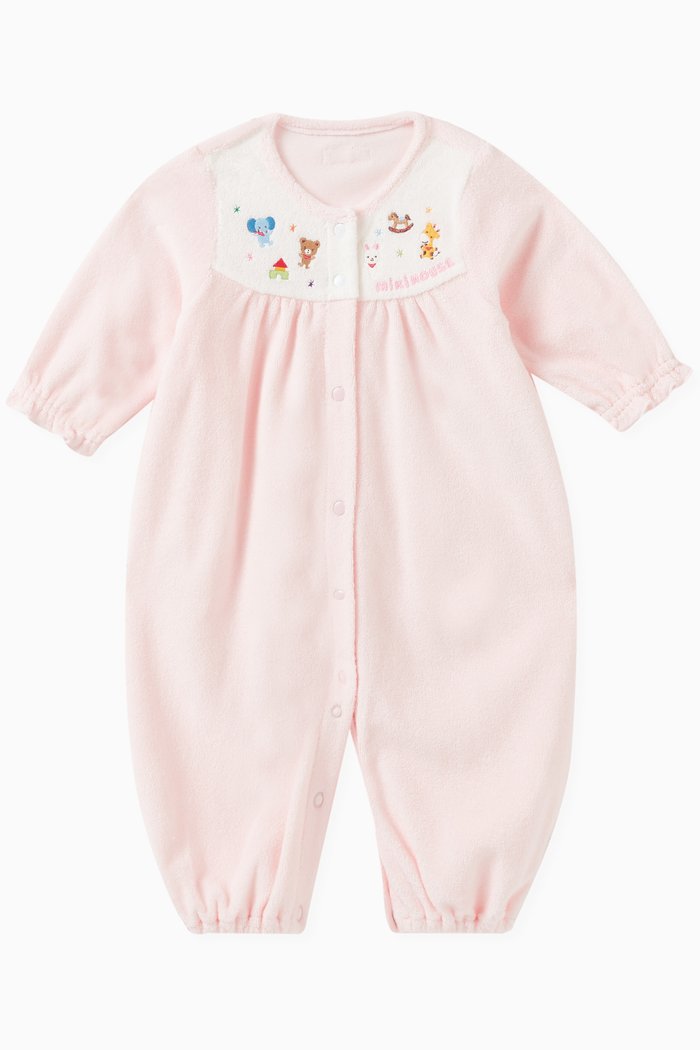 

Two-Way-All Sleepsuit in Cotton, Pink