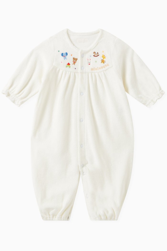 

Two-Way-All Sleepsuit in Cotton, White
