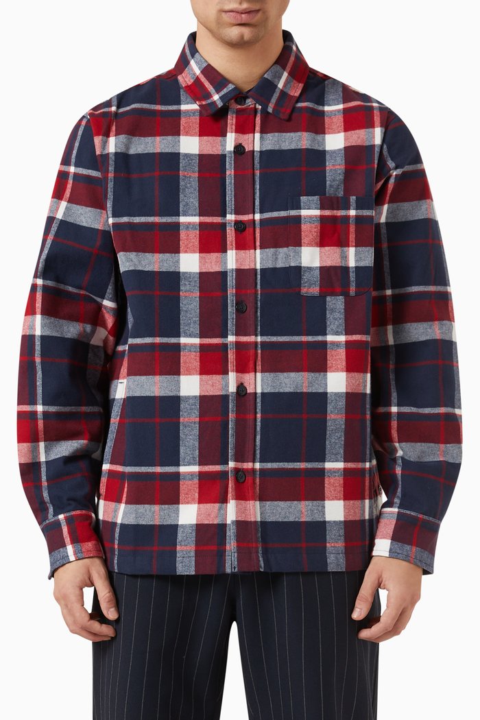 

Ginza Shirt in Brushed Flannel, Blue