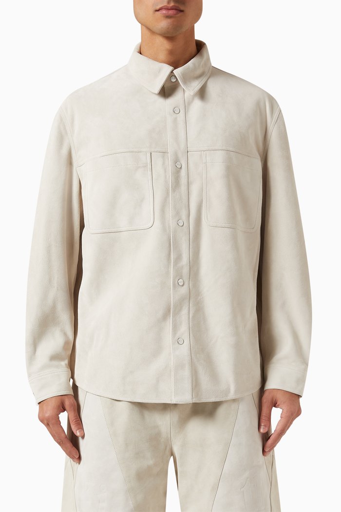 

Apollo Shirt in Suede, Neutral