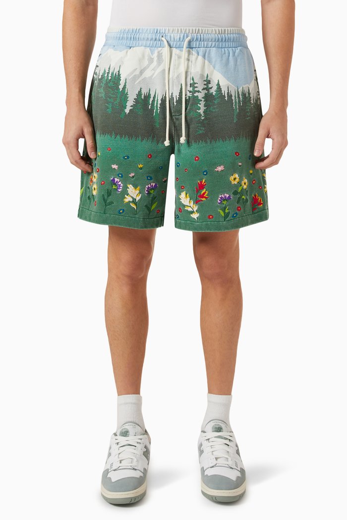 

Scenic Curtis Shorts in Fleece, Multicolour
