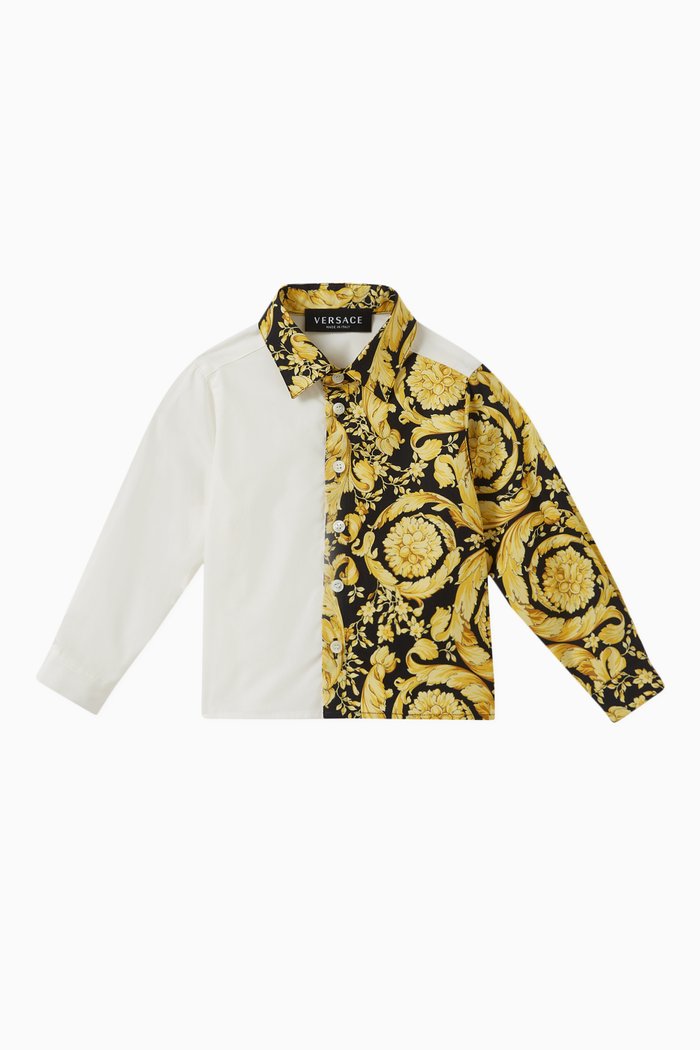 

Barocco Shirt in Cotton Poplin, Multicolour
