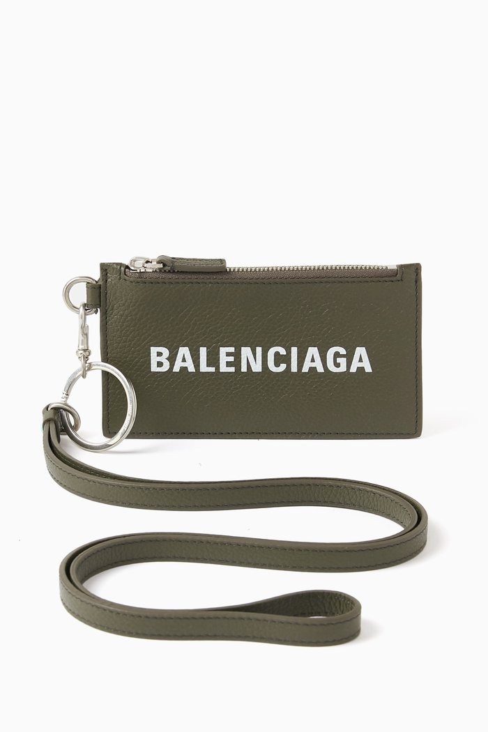 

Cash Card Case in Grained Calfskin, Green