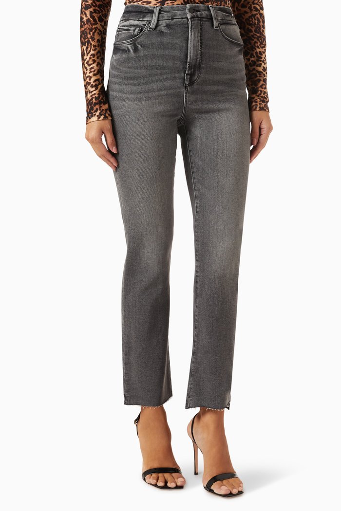 

Good Curve Straight-fit Jeans in Denim, Black