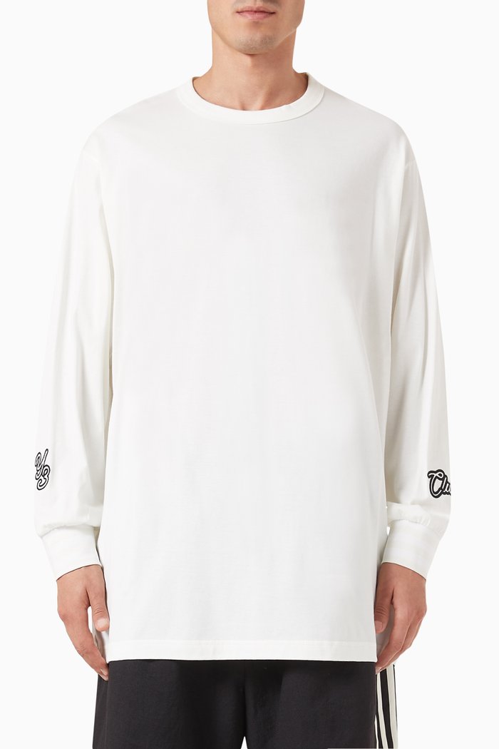 

Y-3 Graphic-print T-shirt in Cotton-jersey, Neutral