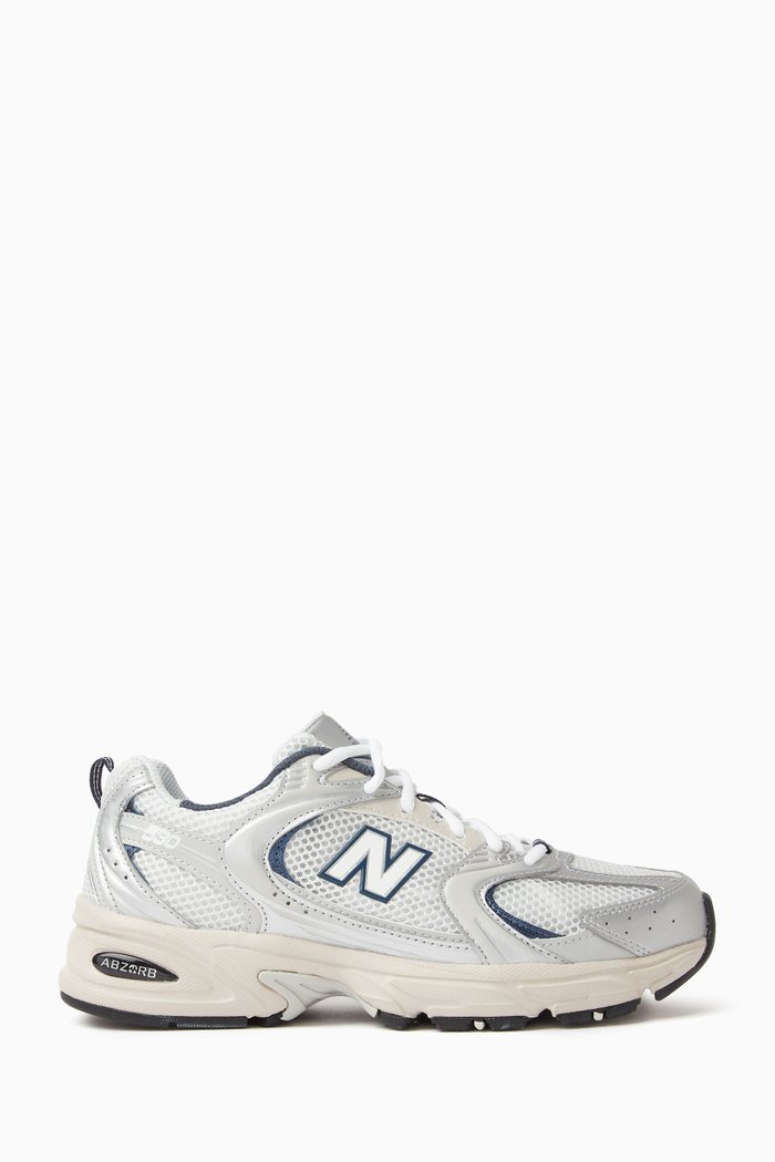 

530 Sneakers in Mesh, Silver