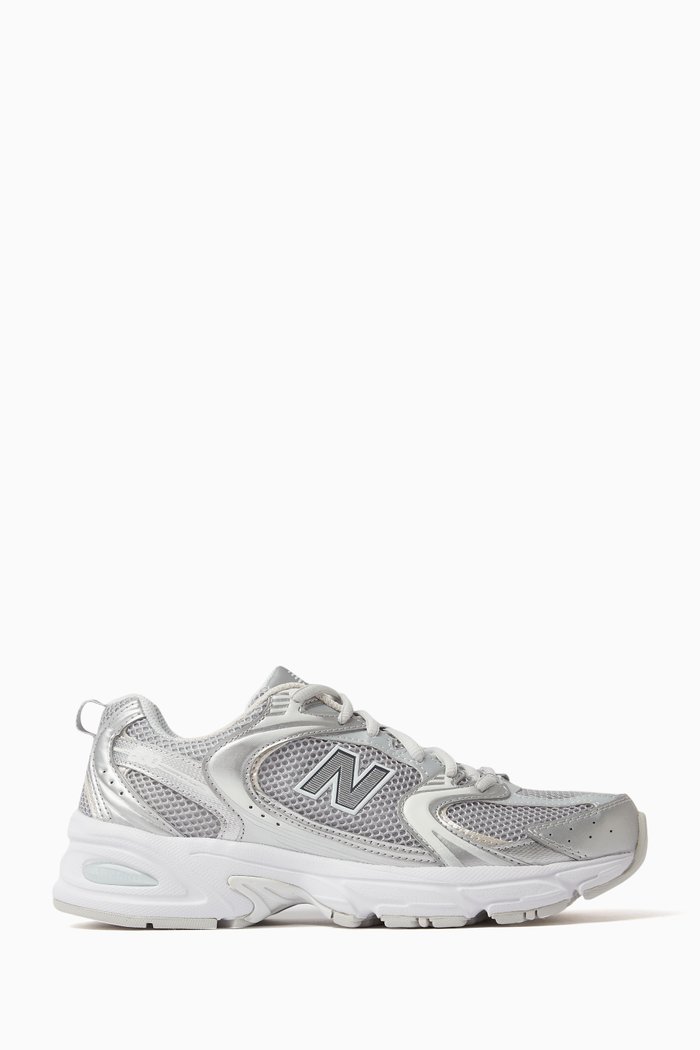 

530 Sneakers in Mesh, Silver