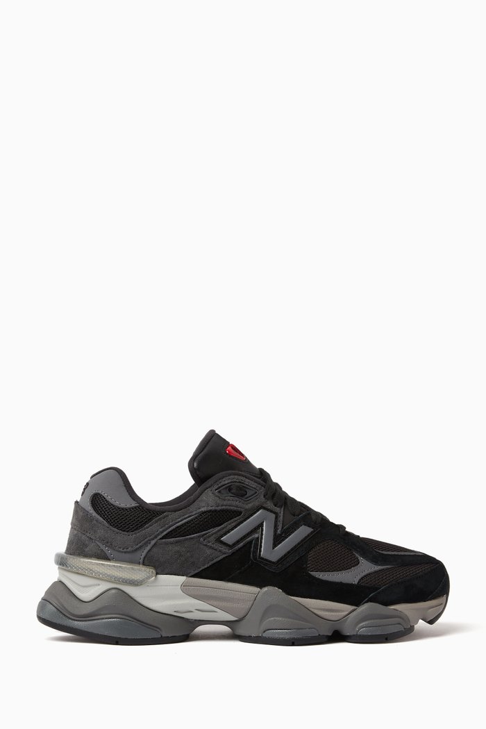 

9060 Sneakers in Mesh & Suede, Black